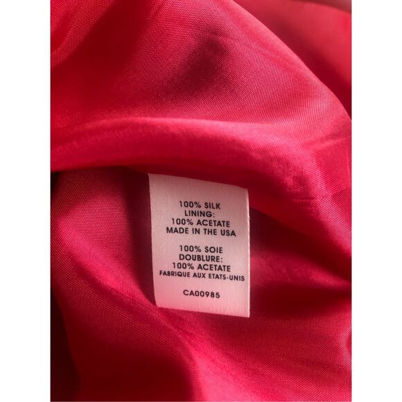 Nanette Lepore Go Getter Ruffled Ikat Silk Dress Size 12 - Picture 13 of 13